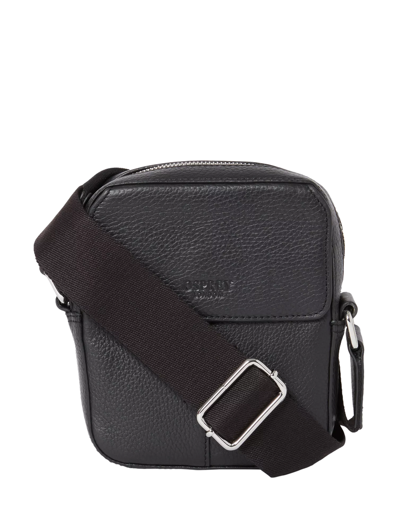 Osprey London Jacob leather phone bag, imported from the UK
