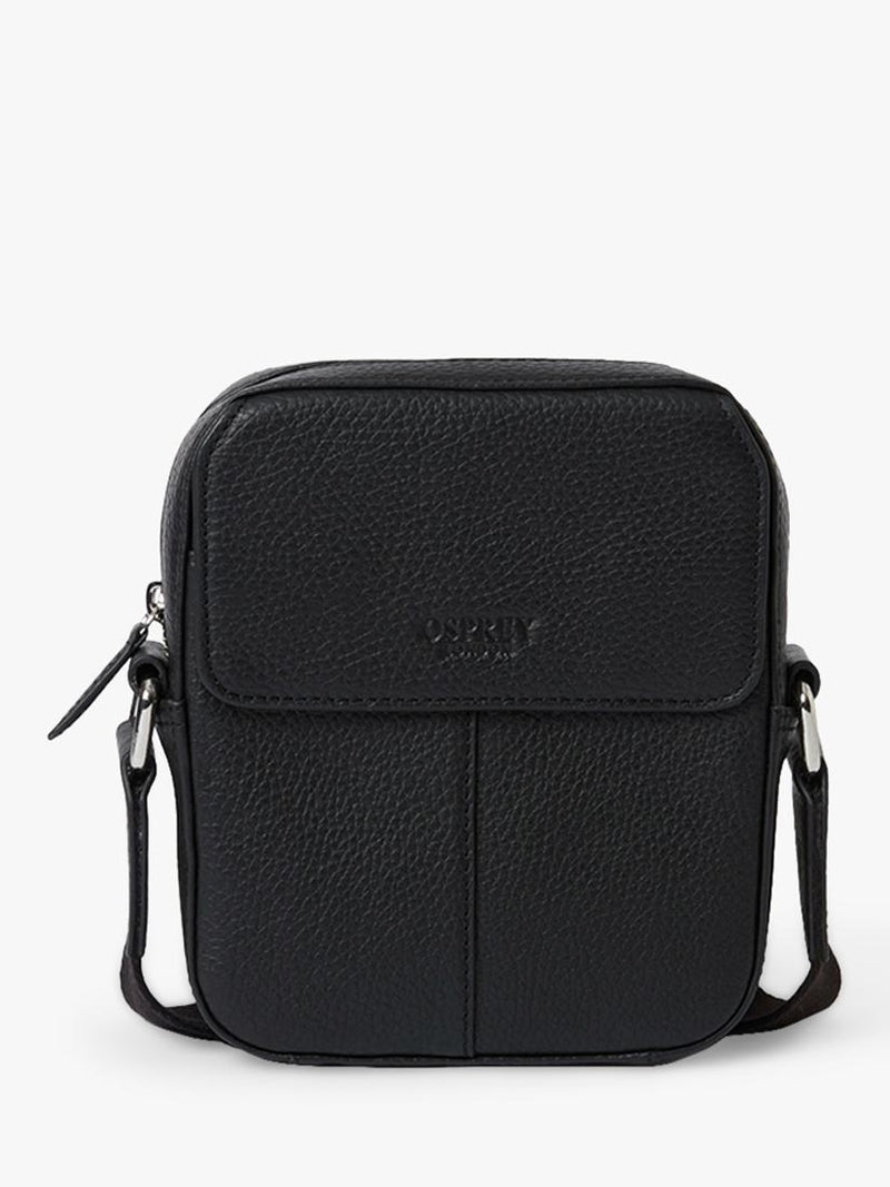 Osprey London Jacob leather phone bag, imported from the UK