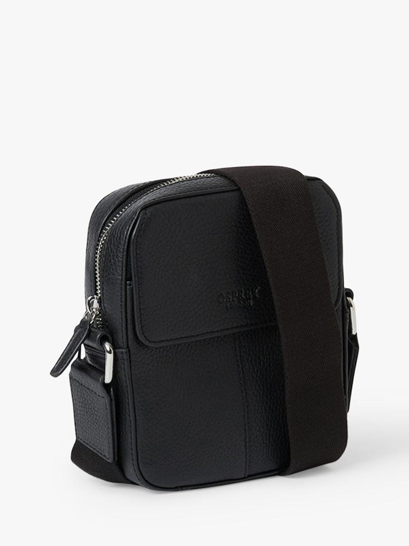 Osprey London Jacob leather phone bag, imported from the UK