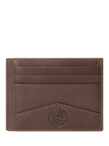John Lewis OSPREY LONDON Compass Leather Card Holder, Tan- Buy online at McGrocer