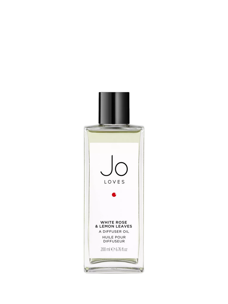 Jo Loves diffuser refill White Rose & Lemon Leaves 200ml, imported from the UK