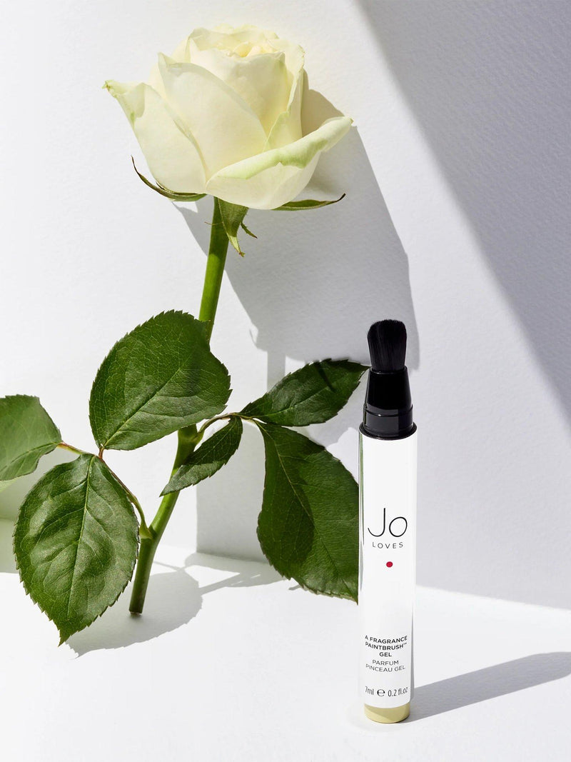 Jo Loves White Rose and Lemon Leaves fragrance paintbrush 7ml, UK version