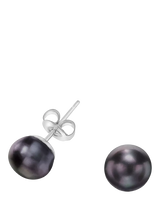 John Lewis Dower & Hall 8mm Freshwater Pearl Stud Earrings, Silver- Buy online at McGrocer