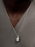 Dower & Hall men's humbug necklace silver 56cm, UK version