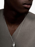 Dower & Hall men's humbug necklace silver 56cm, UK version