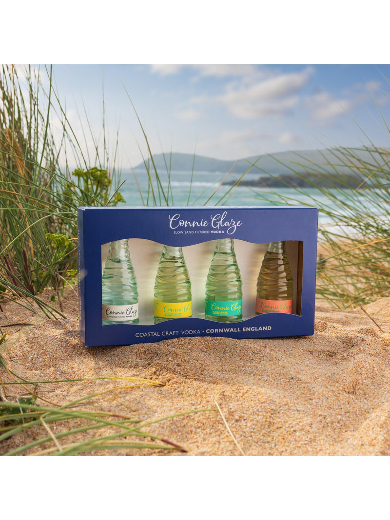 Connie Glaze vodka miniature gift set 4x5cl - British product
