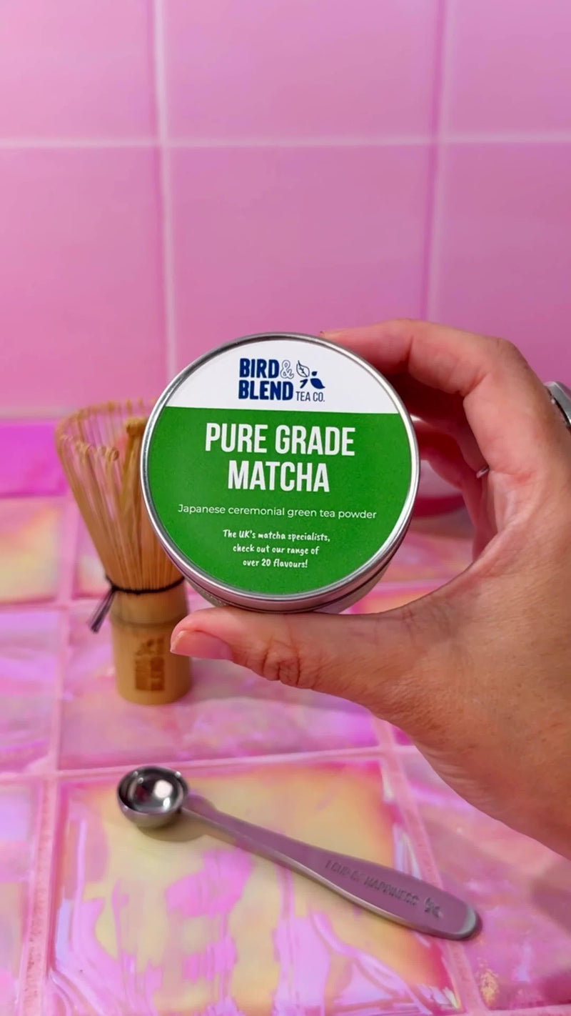 Bird & Blend ceremonial grade matcha 30g tin - British product