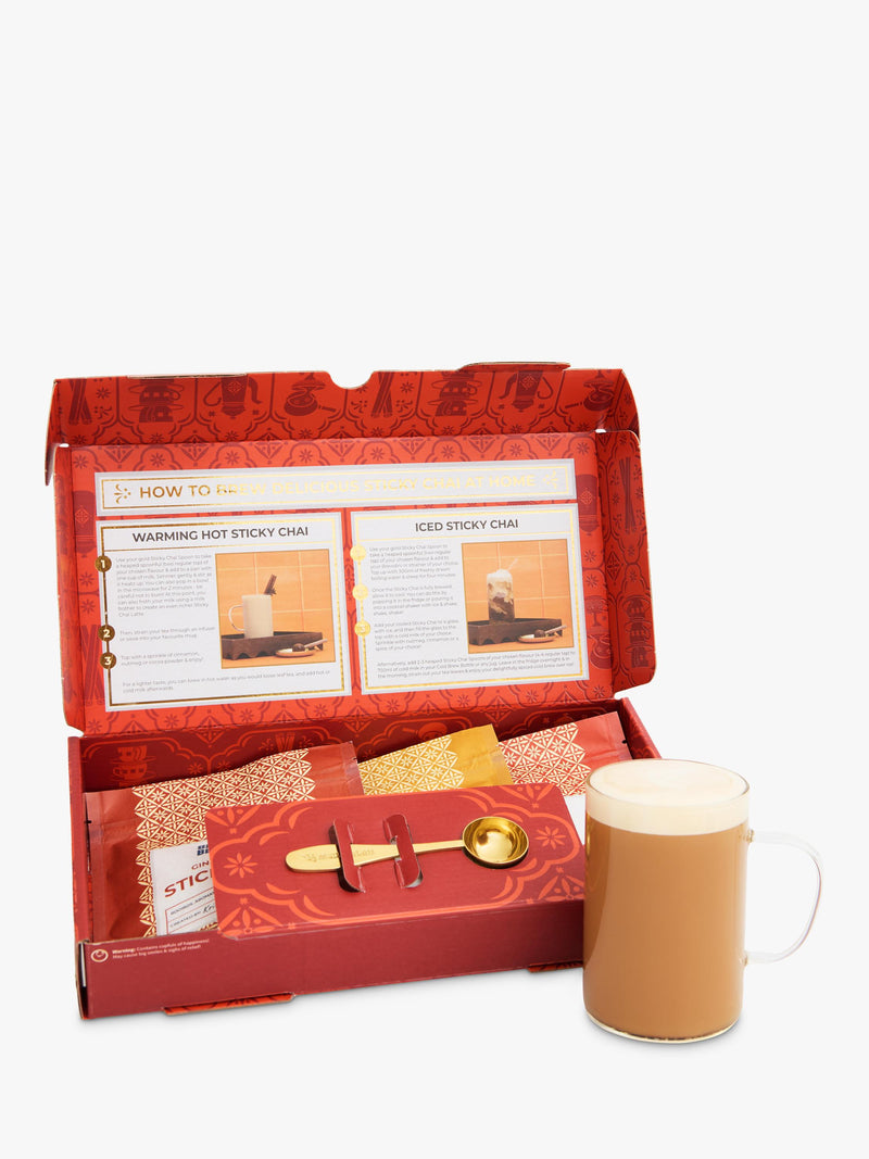 Bird & Blend Sticky Chai Trio 3x90g, imported from the UK