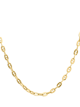 John Lewis LARNAUTI Link Chain T-Bar Necklace Yellow Gold 45cm- Buy online at McGrocer
