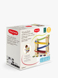 Tiny Love wooden race car ramp with 4 cars (British brand)