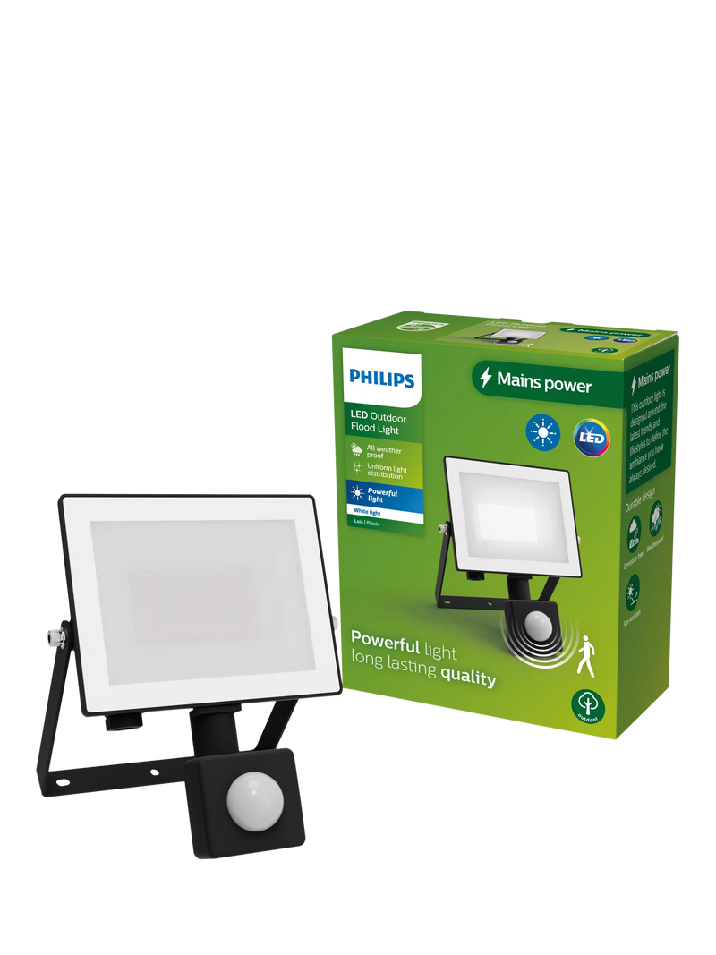 Philips 20W LED motion sensor flood light (British brand)