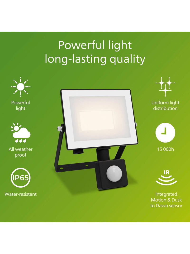 Philips 20W LED motion sensor flood light (British brand)