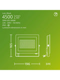 Philips outdoor flood light 50W LED black (British brand)