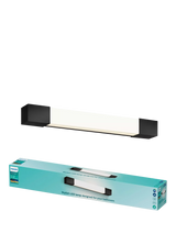 John Lewis Philips Rover 5WREC LED Bathroom Mirror Light, Black- Buy online at McGrocer