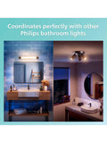 Philips bathroom mirror light black 5W LED - British product