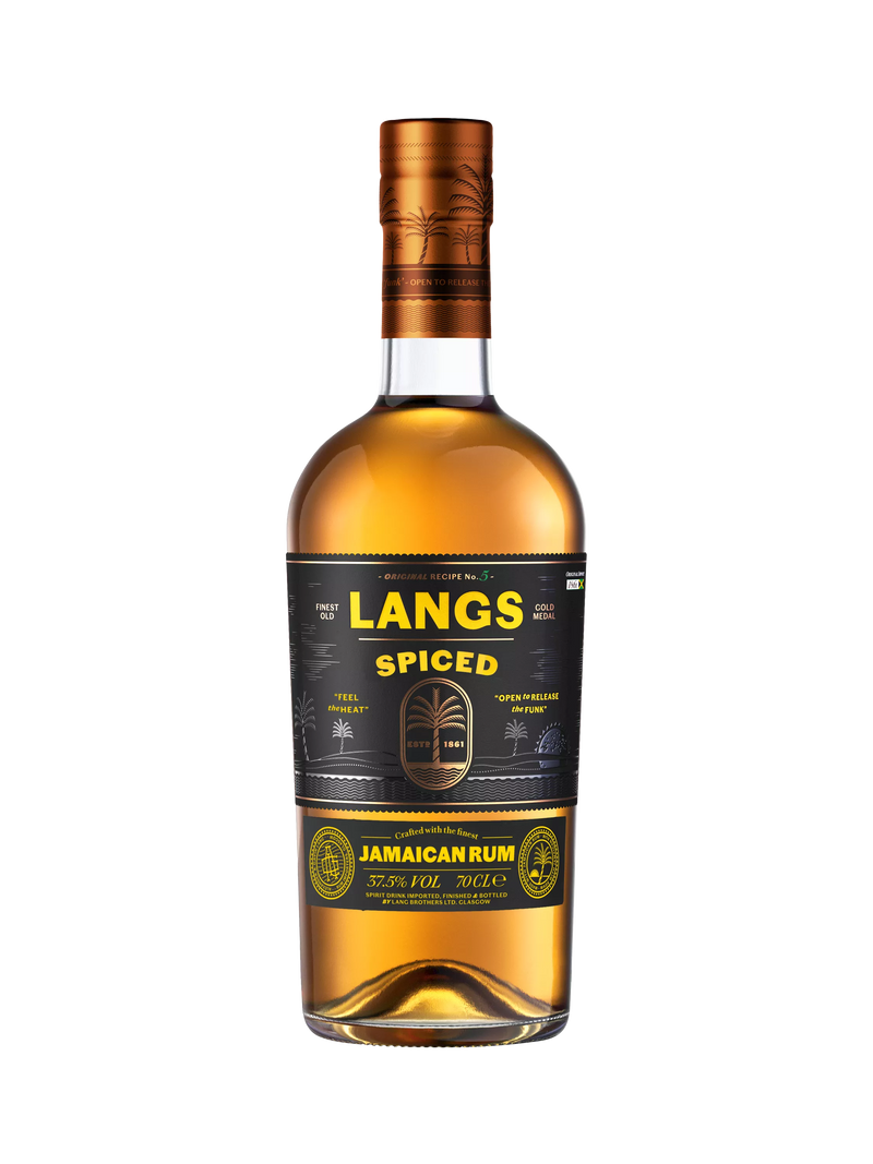 Langs spiced Jamaican rum 70cl, UK version