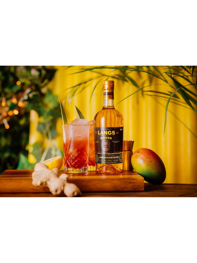 Langs spiced Jamaican rum 70cl, UK version