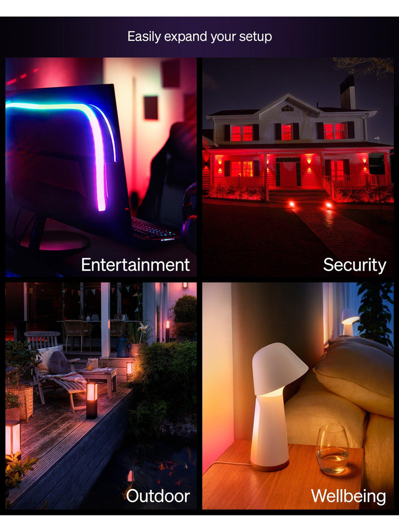 Philips Hue White & Colour Ambiance Essential E27 8W smart bulb, UK version