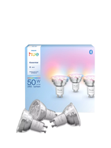 John Lewis Philips Hue White & Colour Ambiance Essential GU10 4.7W LED Smart Bulb, Pack of 3- Buy online at McGrocer