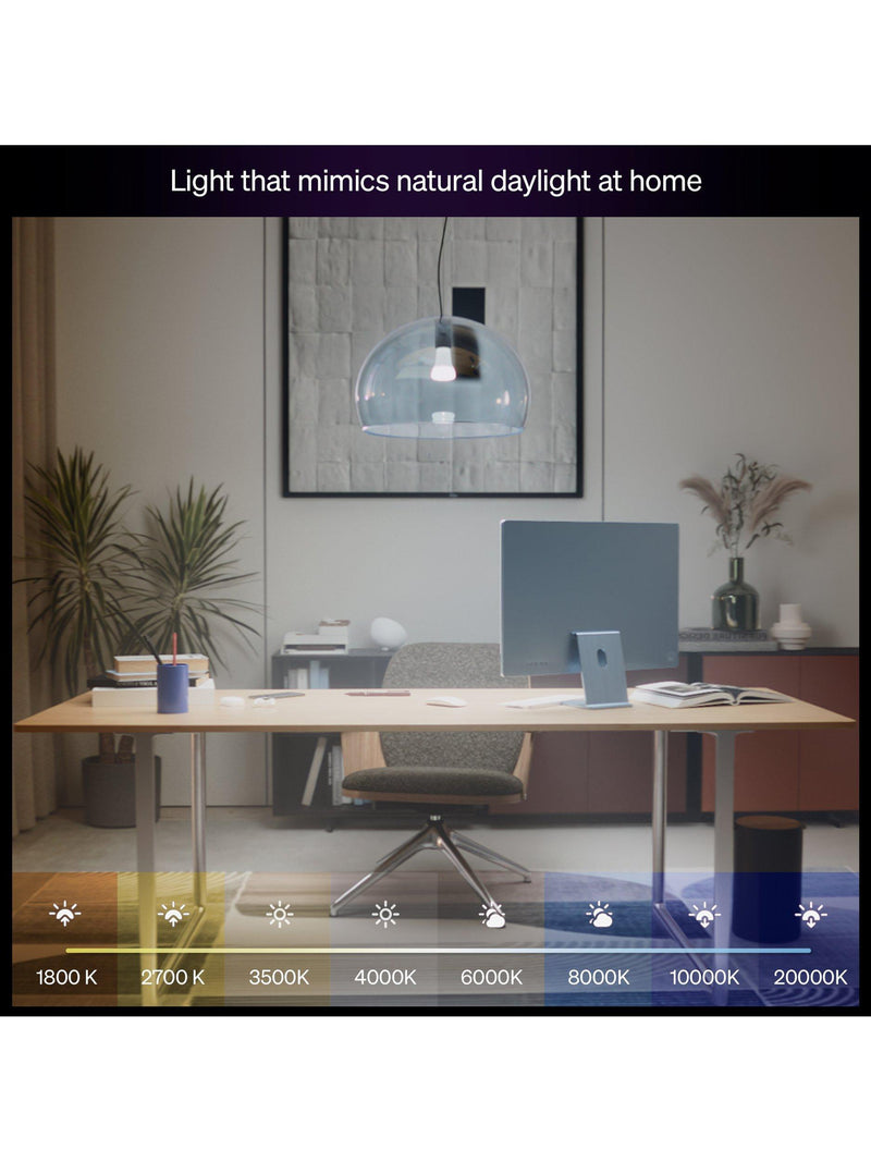 Philips Hue White Ambiance 1100 E27 smart bulb pack (British brand)
