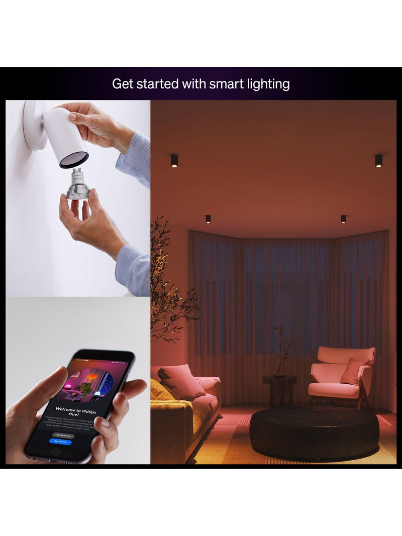 Philips Hue smart GU10 starter kit, imported from the UK