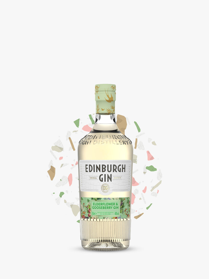 Edinburgh Gin Elderflower Gooseberry gin 70cl, imported from the UK