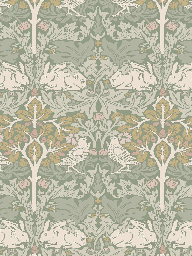 William Morris At Home Lullaby Wallpaper (British brand)