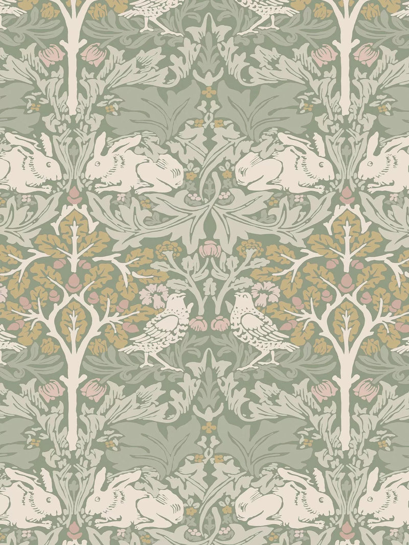 William Morris At Home Lullaby Wallpaper (British brand)