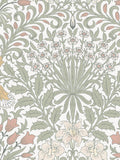 William Morris Garden pattern wallpaper with foliage and flowers (British brand)