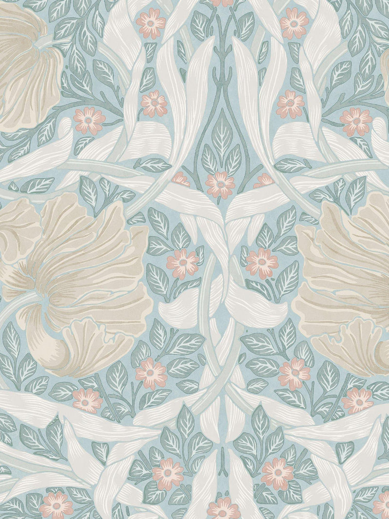 William Morris At Home Pimpernel wallpaper (British brand)