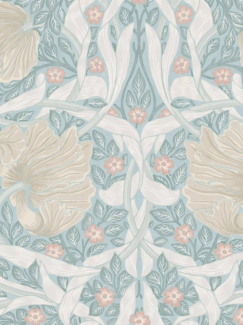 William Morris At Home Pimpernel wallpaper (British brand)