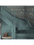 William Morris At Home Strawberry Thief wallpaper Washed Blue, UK version