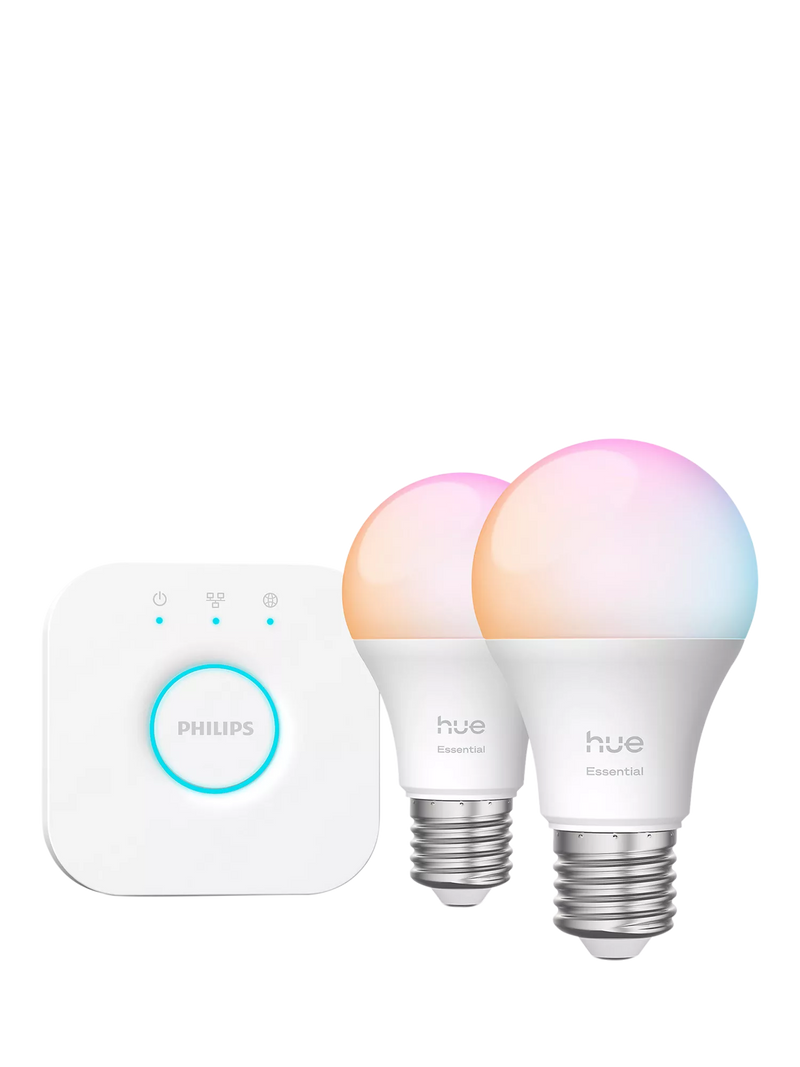Philips Hue starter kit with two E27 bulbs - British product