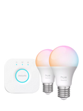 Philips Hue starter kit with two E27 bulbs - British product