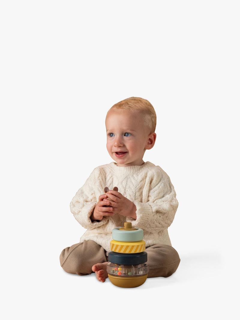 Taf Toys Stack-a-Bear stacking toy with colourful rings (British brand)