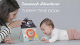 Taf Toys Savannah tummy time book, imported from the UK