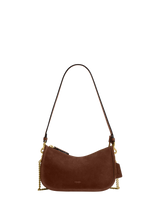 John Lewis Coach Waverly Suede Shoulder Bag Warm Brown- Buy online at McGrocer