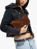 Coach warm brown suede shoulder bag (British brand)