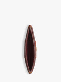 Coach Signature leather and canvas card case Maple - British product