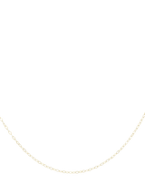 John Lewis IBB 9ct Yellow Gold Soldered Trace Chain Necklace 41cm- Buy online at McGrocer