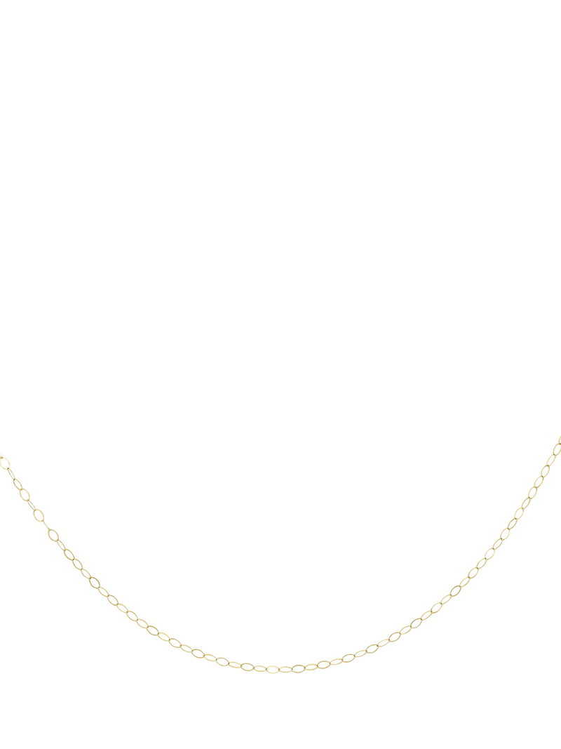IBB 9ct yellow gold soldered trace chain (British brand)