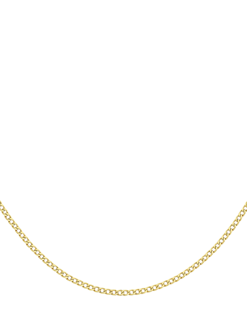 IBB 9ct yellow gold curb chain 41cm - British product