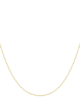 John Lewis IBB 9ct Yellow Gold Diamond Cut Oval Belcher Chain Necklace 41cm- Buy online at McGrocer