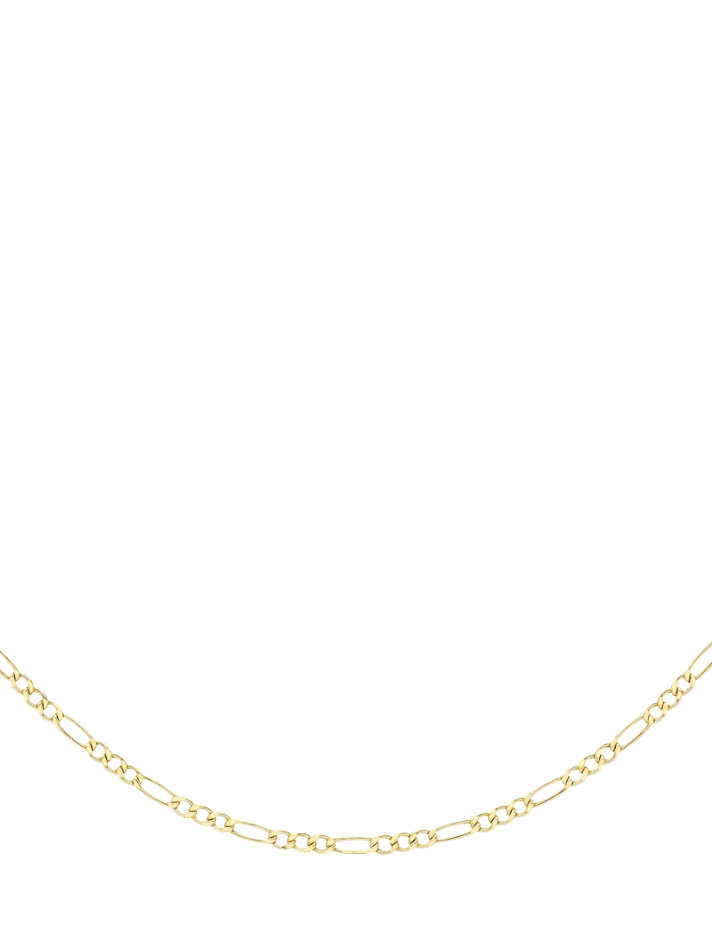 IBB 9ct yellow gold Figaro chain necklace - British product