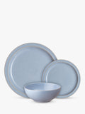 Denby Sky Blue 12-piece stoneware dinnerware set (British brand)