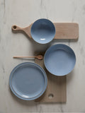 Denby Sky Blue 12-piece stoneware dinnerware set (British brand)