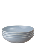 Denby Sky Blue pasta bowls set of 4 22cm, imported from the UK