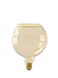 Calex gold-tinted LED globe bulb G150, imported from the UK