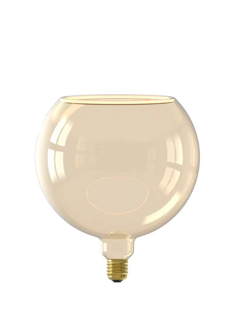Calex gold G200 LED globe bulb - British product