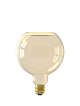 John Lewis Calex Aura Tomar 4W LED G125 Dimmable E27 Globe Bulb, Gold- Buy online at McGrocer